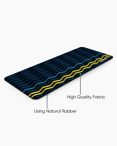 Pedestrian Ridges Panaroma Desk Mat