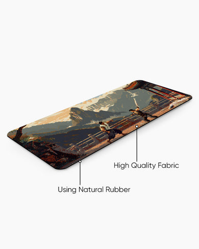 Pixel Tekken [BREATHE] Panaroma Desk Mat