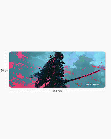 Possessed Warrior [BREATHE] Panaroma Desk Mat