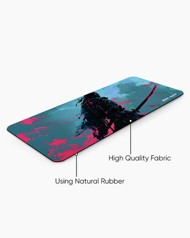 Possessed Warrior [BREATHE] Panaroma Desk Mat