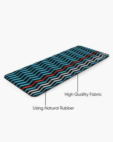 Ridges On Waves Panaroma Desk Mat