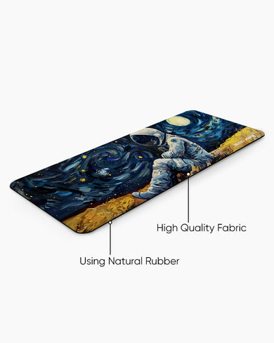 Starry Night for the Astronaut [BREATHE] Panaroma Desk Mat