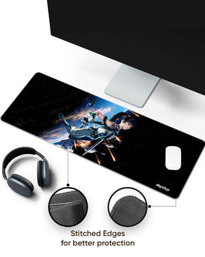 Stellar Blade Velocity Panaroma Desk Mat Stitched 1