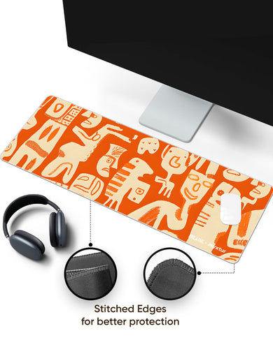 Tribal Art [BREATHE] Panaroma Desk Mat
