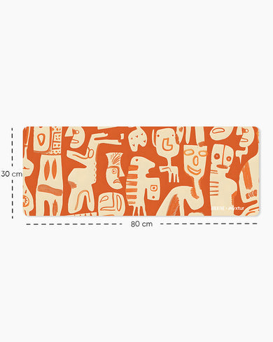 Tribal Art [BREATHE] Panaroma Desk Mat