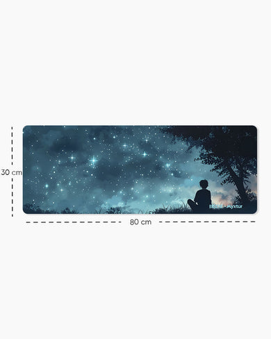 Under the Stars [BREATHE] Panaroma Desk Mat