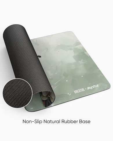 Water Lilies [BREATHE] Panaroma Desk Mat
