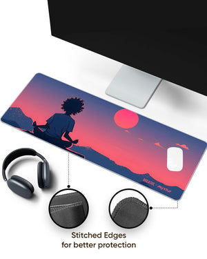 Zen Mode  Panaroma Desk Mat Stitched 1