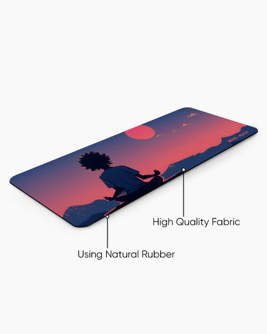 Zen Mode [BREATHE] Panaroma Desk Mat