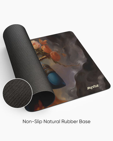 Krishna Divine Melody Panaroma Desk Mat