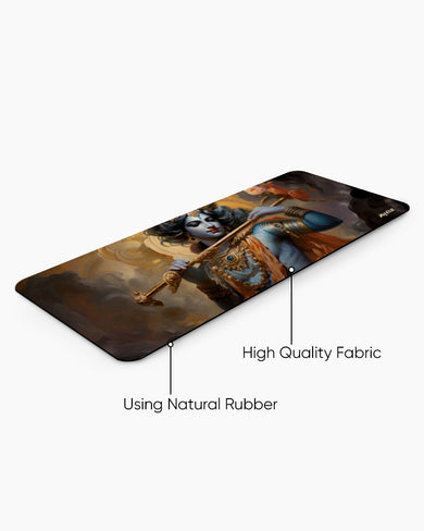 Krishna Divine Melody Panaroma Desk Mat