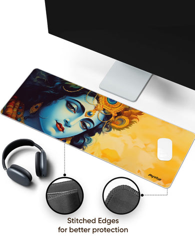 Grace of Govinda Panaroma Desk Mat