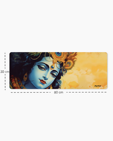 Grace of Govinda Panaroma Desk Mat