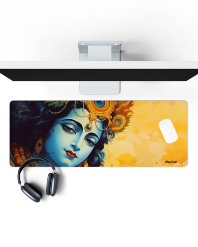 Grace of Govinda Panaroma Desk Mat