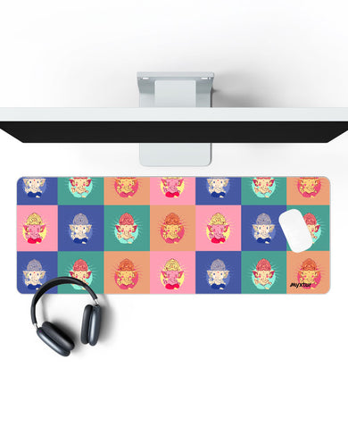 Ganesha-Endless Blessings Panaroma Desk Mat