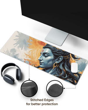 Serenity of Shiva Panaroma Desk Mat Stitched 1