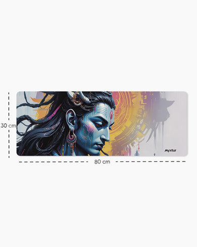 Shiva Cyberpunked Panaroma Desk Mat