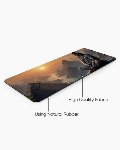 Shiva-Himalayan Yogi Panaroma Desk Mat