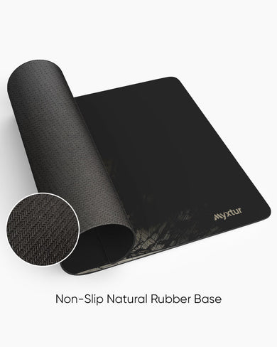 Black Demon Shadow Panaroma Desk Mat