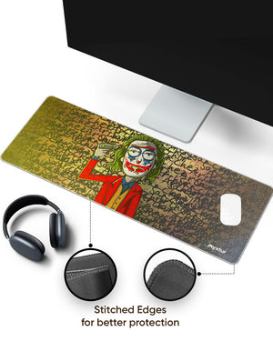 Cartoon Joker Chaos Panaroma Desk Mat Stitched 1
