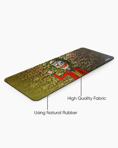 Cartoon Joker Chaos Panaroma Desk Mat