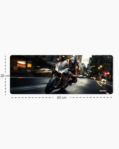 City Road Racer Panaroma Desk Mat