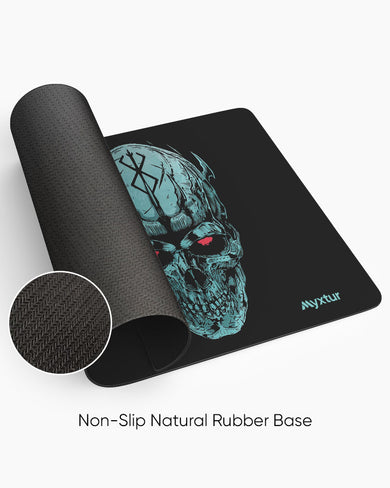 CrimsonEyed Skull Panaroma Desk Mat
