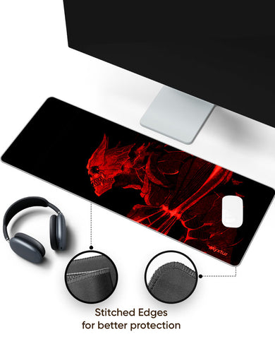 Dark Monster Surge Panaroma Desk Mat