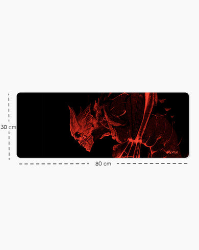 Dark Monster Surge Panaroma Desk Mat