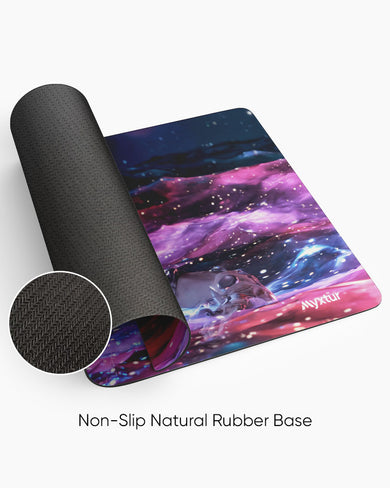 Galactic Swimmer Panaroma Desk Mat