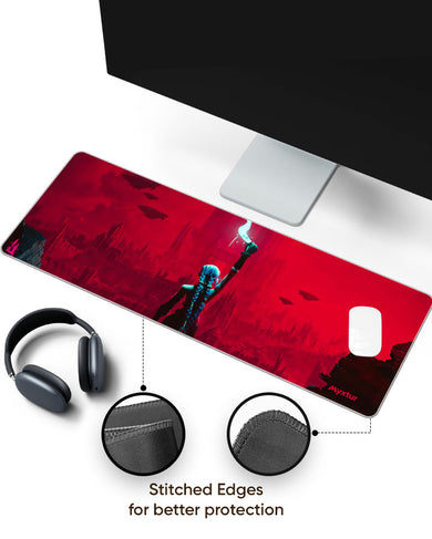 League of Legends-Jinx Panaroma Desk Mat