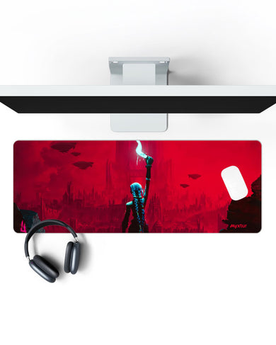 League of Legends-Jinx Panaroma Desk Mat