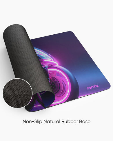 Neon Racer Panaroma Desk Mat