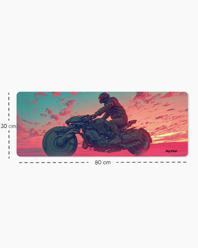 Rider of the Purple Realm Panaroma Desk Mat
