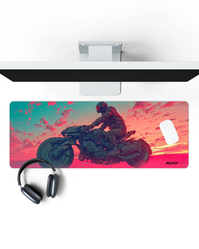 Rider of the Purple Realm Panaroma Desk Mat
