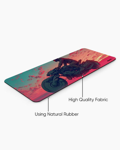 Rider of the Purple Realm Panaroma Desk Mat