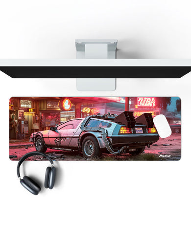 Vintage SciFi Cruiser Panaroma Desk Mat