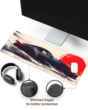 Blaze on Wheels Panaroma Desk Mat Stitched 1