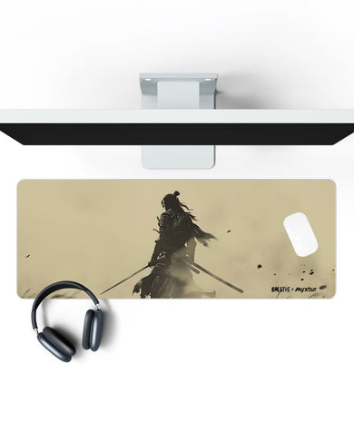 Echoes of the Katana [BREATHE] Panaroma Desk Mat