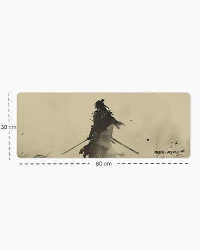 Echoes of the Katana [BREATHE] Panaroma Desk Mat