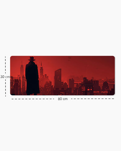 Midnight Guardian [BREATHE] Panaroma Desk Mat