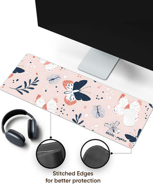 Pastel Flutter Panaroma Desk Mat Stitched 1