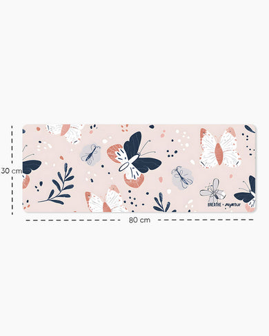 Pastel Flutter [BREATHE] Panaroma Desk Mat