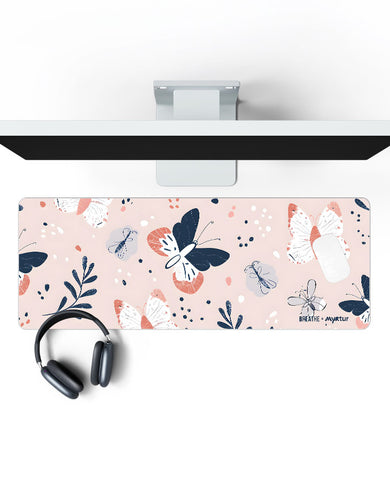 Pastel Flutter [BREATHE] Panaroma Desk Mat