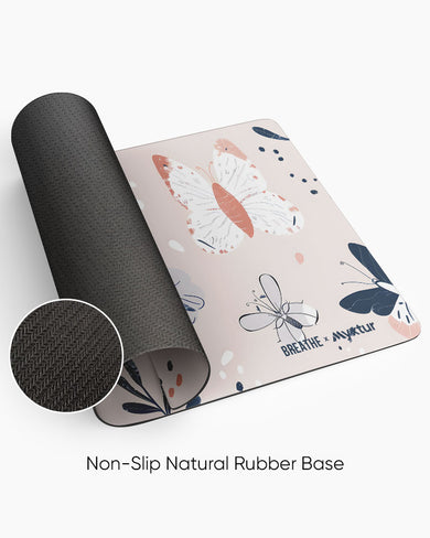 Pastel Flutter [BREATHE] Panaroma Desk Mat
