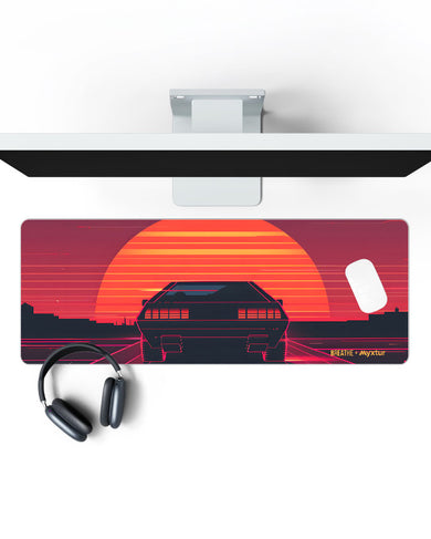 Sunset Racer [BREATHE] Panaroma Desk Mat