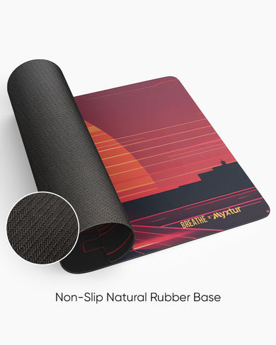 Sunset Racer [BREATHE] Panaroma Desk Mat