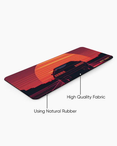 Sunset Racer [BREATHE] Panaroma Desk Mat