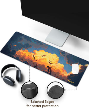Drift Into Dawn Panaroma Desk Mat Stitched 1