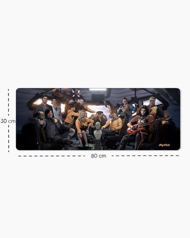 The-Crew-Assembles Panaroma Desk Mat